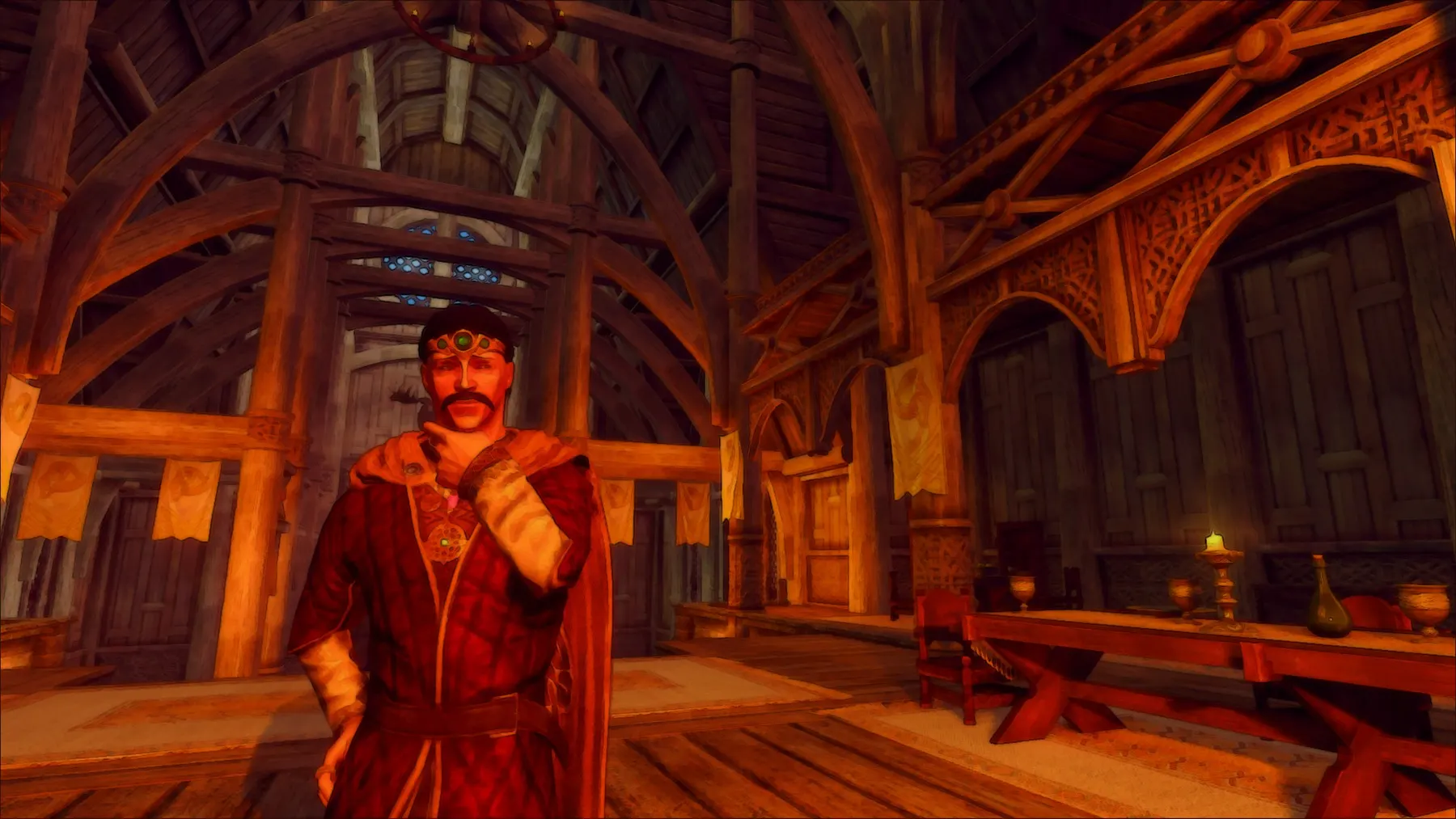 A jarl in his own hall
