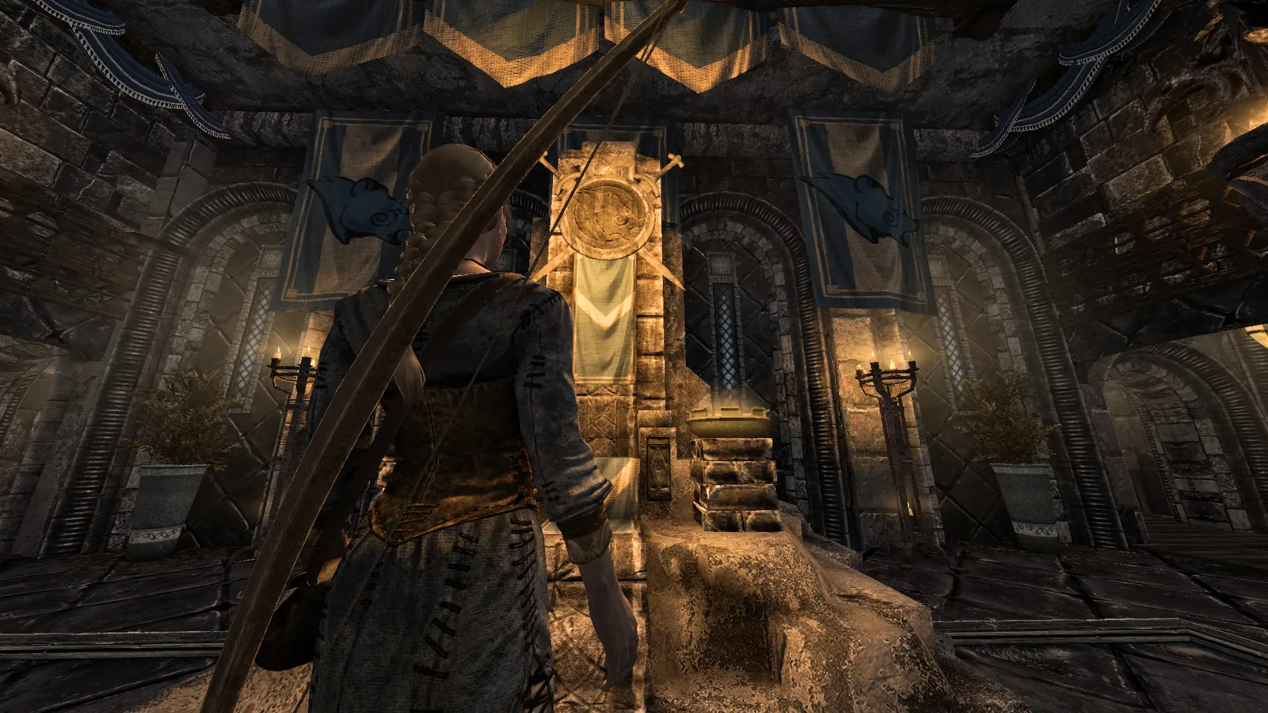 The empty throne